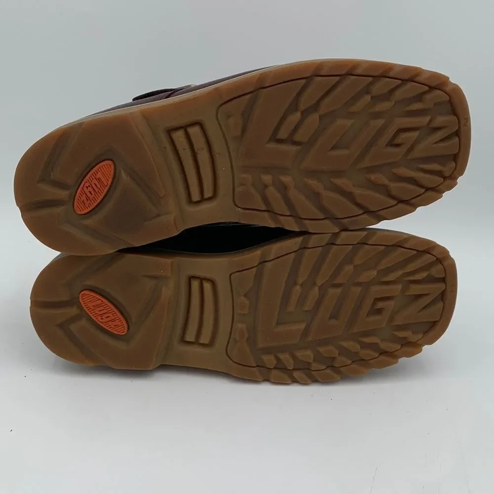 Lugz Men’s Brown Leather Buckle Shoes Made in USA Size EU 43 Y2K workwear